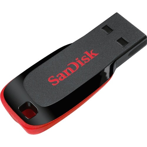 Memoria                                                                                                                                                                                                     Usb Sandisk Cruzer Blade Z50 - 16gb, Usb 2.0, Negro.