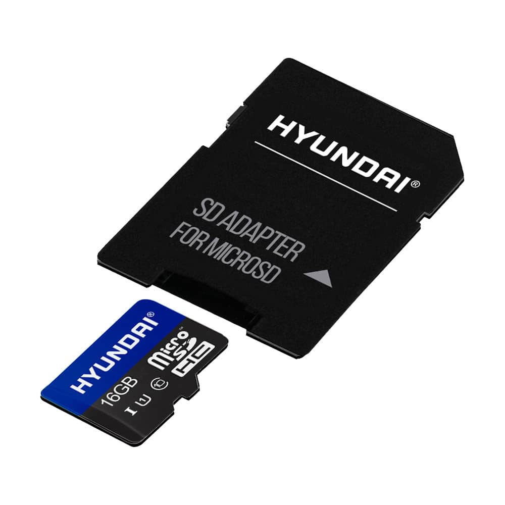 Memoria                                                                                                                                                                                            Micro Sd Hyundai Sdc16gu1 - 16 Gb, Negro