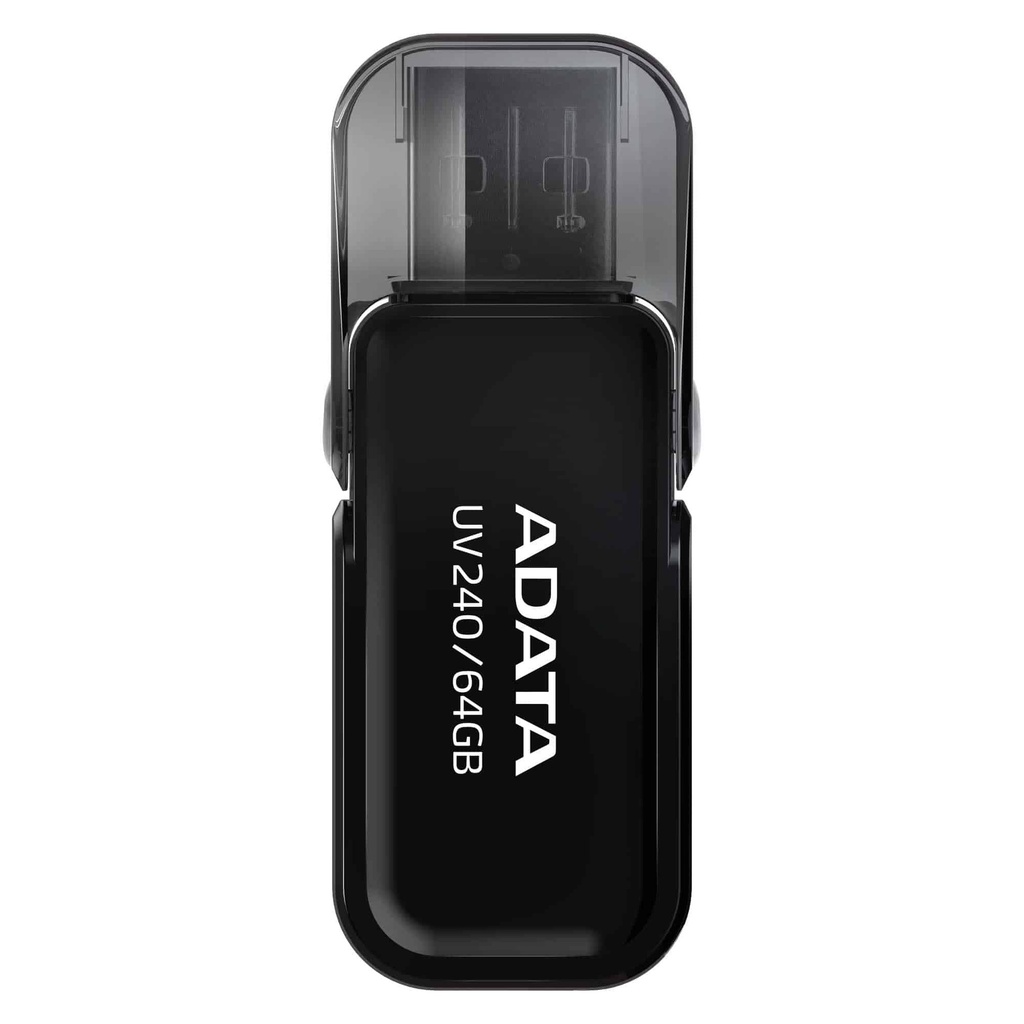 Memoria                                                                                                                                                                                                     Usb Adata Auv240-64g-rbk - Negro, 64 Gb