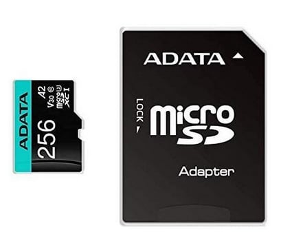 Micro                                                                                                                                                                                                 Secure Digital Adata Ausdx256gui3v30sa2-ra1 - 256 Mb, Negro, Clase 10