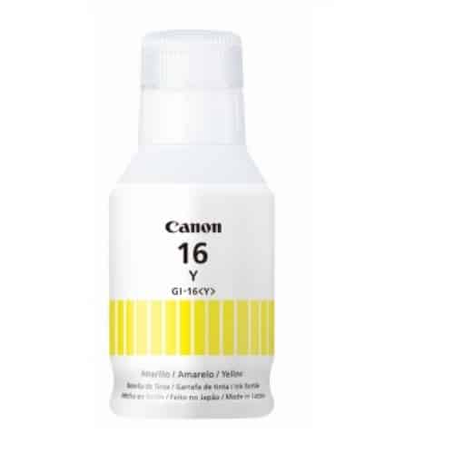 Botella                                                             De Tinta Canon Gi-16 Y Amarillo Para Gx7010/gx6010 (4420c001aa
