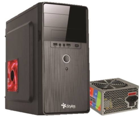 Gabinete                                                                                                                                                                                                                Mini Con Fuente De Poder Stylos. Stpgac5b -