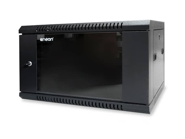 Gabinete                                                                                                                                                                                                                          Pared 6u Enson Ens-rkgb6u - Negro, Rack O Bastidor Independiente, 60 Kg, 6u