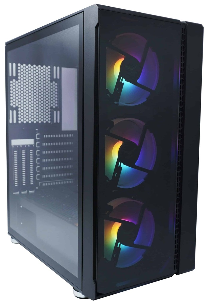 Gabinete                                                                                                                                                                                                                                       Gaming Tokyo - Evotec Ev-1021, 3 Ventiladores Incluidos, Usb 3.0