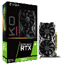 TARJETA DE VIDEO EVGA NVIDIA GEFORCE RTX 2060 KO ULTRA GAMING 6GB GDDR6 DUAL FANS METAL BLACKPLATE
