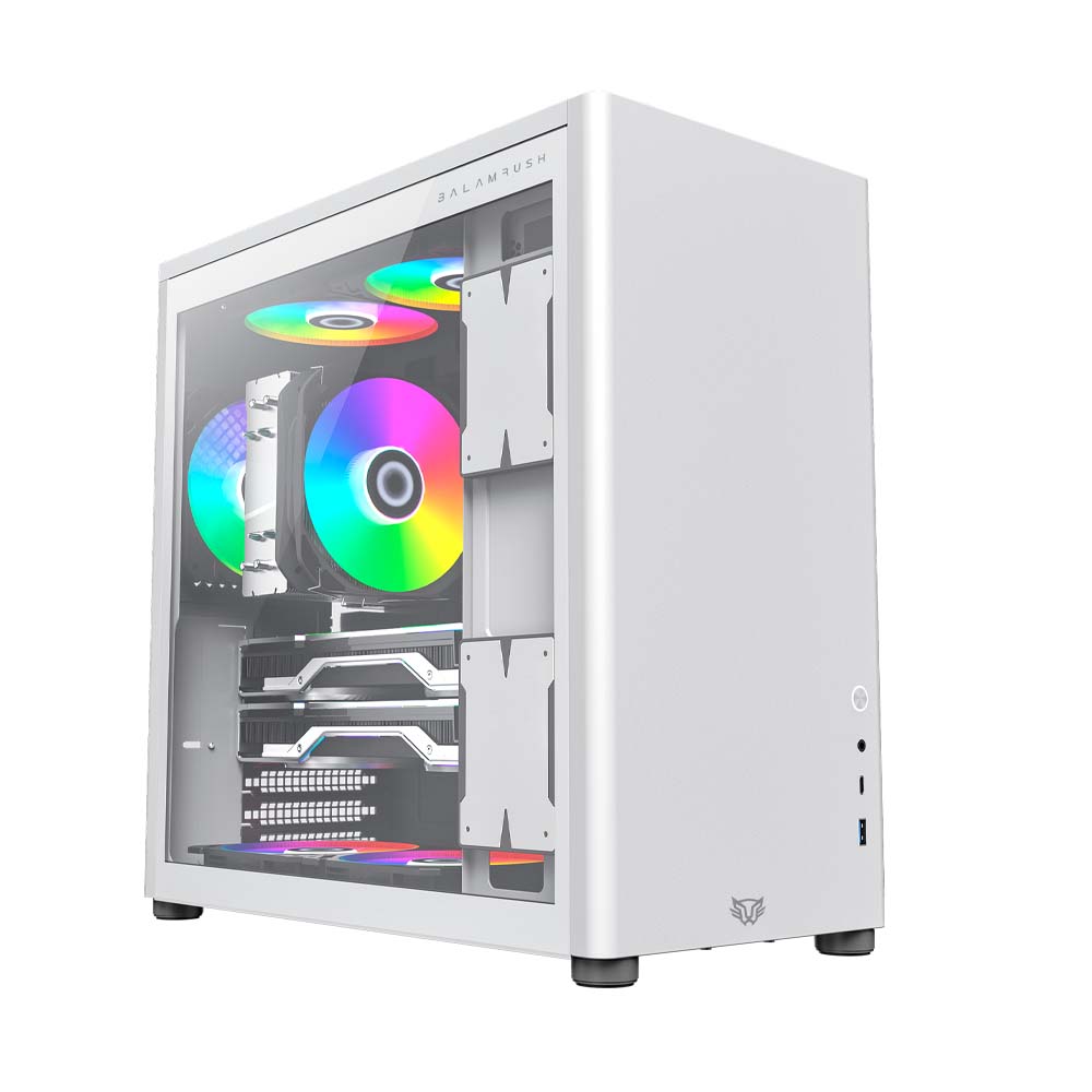 Gabinete                                                                                                                                                                                                                                     Gamer Media Torre Atx Eris Frost Gm985 -