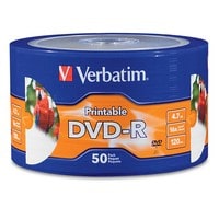 Disco                                                                                                                                                                                                       Dvd-r Verbatim Dvd-r - Dvd-r, 50, 120 Min