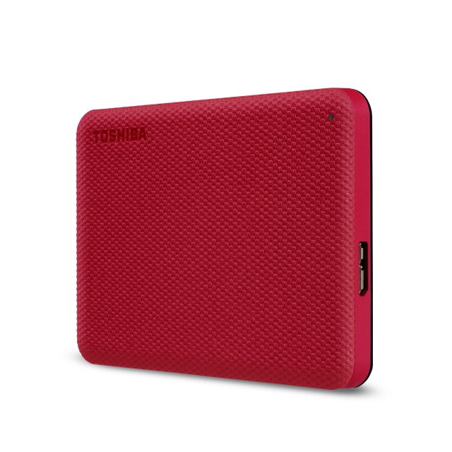Disco                                                                                                                                                                                                           Duro Externo Toshiba Hdtca10xr3aa - 1 Tb, Usb 3.0, Rojo