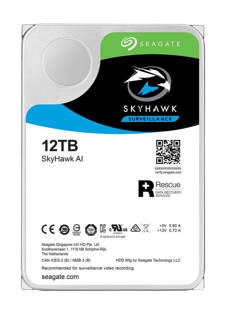 Disco                                                                                                                                                                                                                   Duro Seagate St12000ve0008 - 12 Tb, Serial Ata Iii, 7200 Rpm