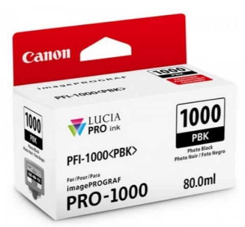 Tanque                                                                                                                                                                                                                                                                             Canon Pfi-1000 Pbk - Negro