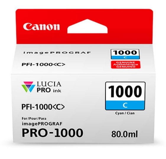 Tanque                                                                                                                                                                                                                                                                          Canon Pfi-1000 B - Azul