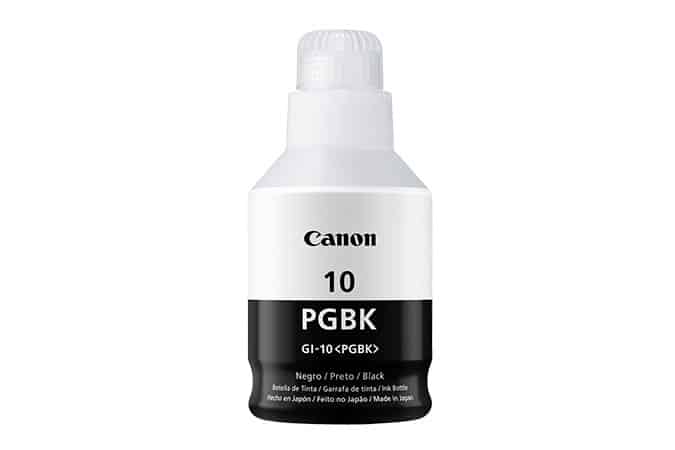 Tanque                                                                                                                                                                                                                              De Tinta  Canon Gi-10 Bk - 7, 700 Paginas