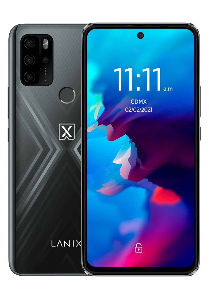 Celular                                                                                                                                                                                                                                                                         Lanix Alpha 5v - 6.67 Pulgadas, Mediatek Helio G80 Mt6769v, 4gb, Negro, Android 11 Go Edition