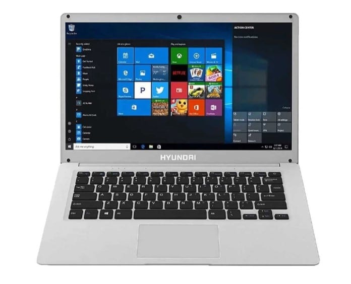 Laptop                                                                                                                                                                                                                                                Hyundai Ht14ccic43sg2tb - 14.1 Pulgadas, Intel Celeron, N3060, 4 Gb, Windows 10 Home, 64 Gb + 2tb Hdd