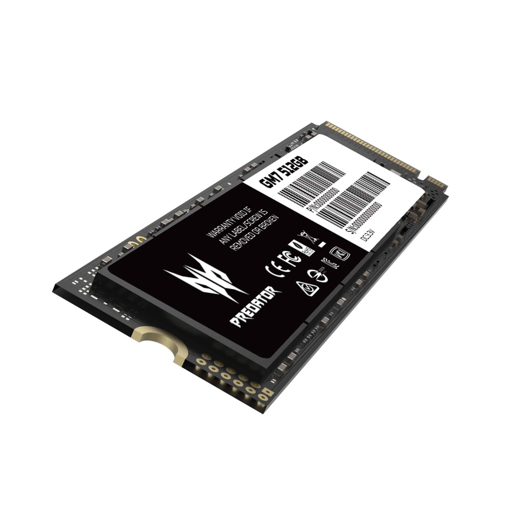 Ssd                                                                                                                                                                                                                        Nvme Predator Gm7 512gb Bl.9bwwr.117 -