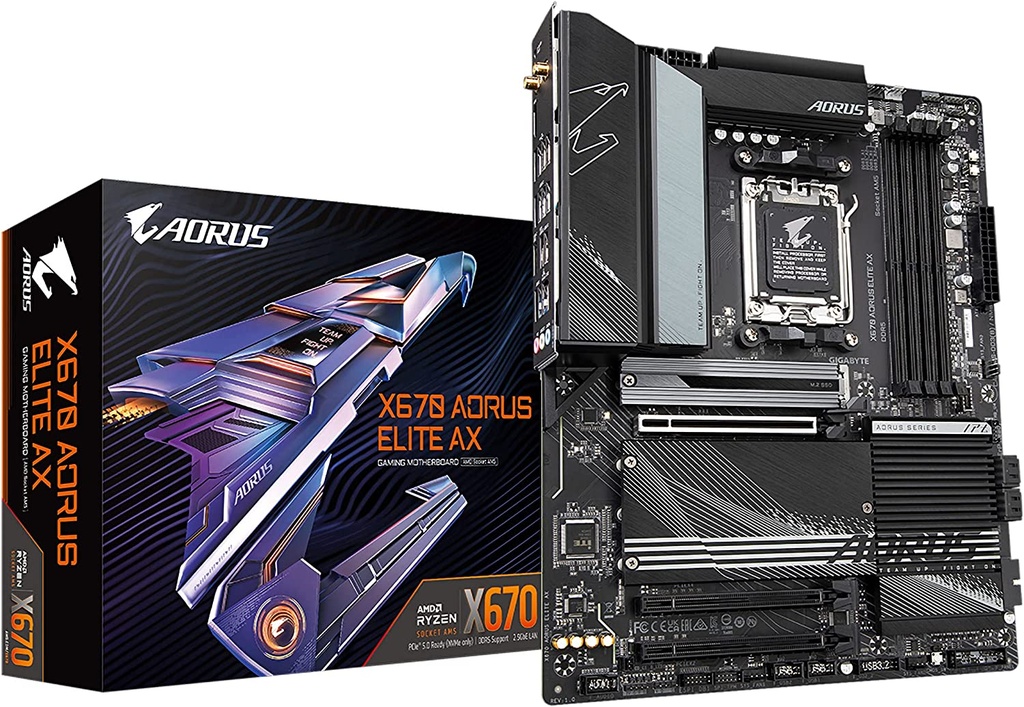 Motherboard                                                                                                                                                                                                     Marca Gigabyte X670 Aorus Elite Ax -