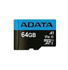 Micro                                                                                                                                                                                                Sd Adata Ausdx64guicl10a1-ra1 - 64 Gb, 100 Mb/s, 25 Mb/s, Negro, Clase 10