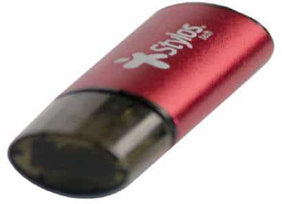 Memoria                                                                                                                                                                                                Usb Rojo C/tapa 16gb Stylos. Stmus72w -