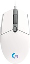 Mouse                                                                                                                                                                                     Logitech G203 - Usb, Juego, 200-8.000 Dpi, Color Blanco