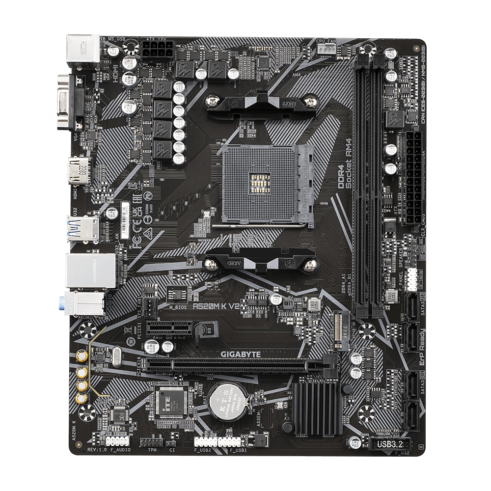 Mb                                                                                                                                                                                                          Gigabyte A520m K V2 -