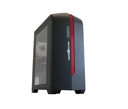 Gabinete                                                                                                                                                                                                                                      Game Factor Csg500 Matx Neg/rojo - 2xvent 120mm Led, 1x Usb 2.0, 1x Usb 3.0