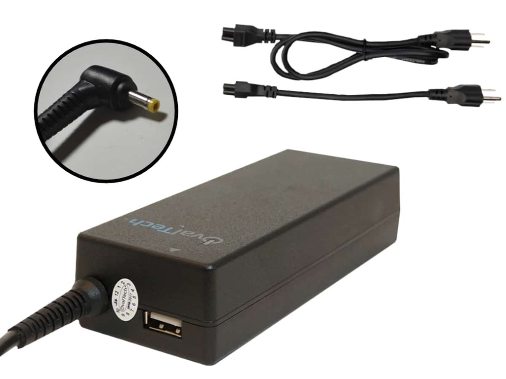 Cargador                                                                                                                                                                                                                                                                                                                                                                      / Adaptador Para Laptop Ovaltech Otac-e68 De 45w 20v/2.25a (4.0*1.7) Rectangular -