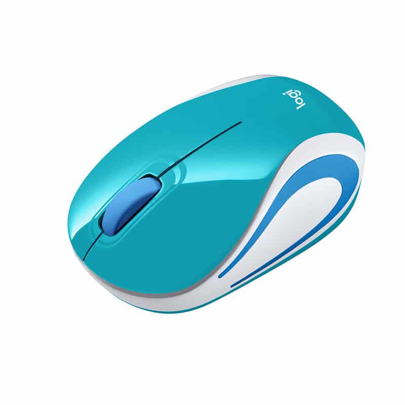Mouse                                                                                                                Logitech M187 Mini Inalambrico Teal (910-005363)