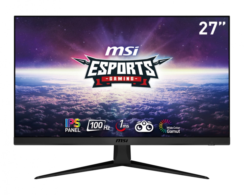 Monitor                                                                                                                                                                                                                        Msi Gaming Flat 100hz 1ms G2712v Full Hd Ips