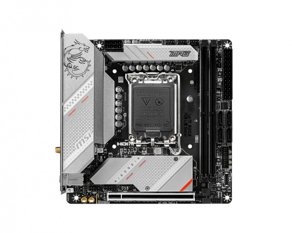 Tarjeta                                                                                                                                                                                                                                                         Madre Msi Mpg B760i Edge Wifi Bt M.2 Pcie 4.0 Ddr5 M-itx