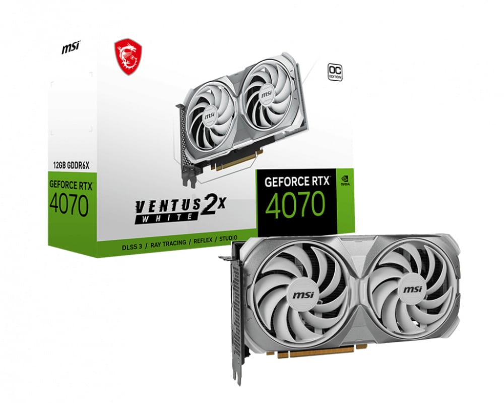Tarjeta                                                                                                                                                                                                                                                                                                                                                                                                                                                                                                                                                                                                                                          De Video Msi Nvidia Geforce Rtx 4070 Ventus 2x White 12g Oc