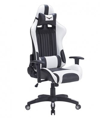 Silla                                                                                                                                                                                                                                                                                                                                                                                                                                       Gaming Naceb Technology Marine - Gamer, Negro/blanco, Piel Sintética