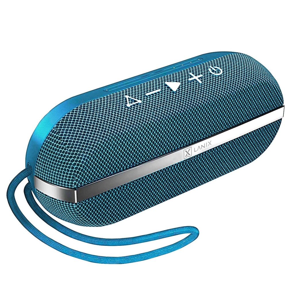 Bocina                                                                                                                                                                                                                                                                           Bluetooth Lanix 11316 - Lxsp Prt, Altavoz Portátil, Estéreo, Azul, 12 W