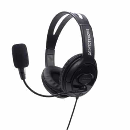 Diadema                                                                                                                                                                                                                                                                       Con Micrófono Perfect Choice Pc-111009 - Diadema, Negro, Usb