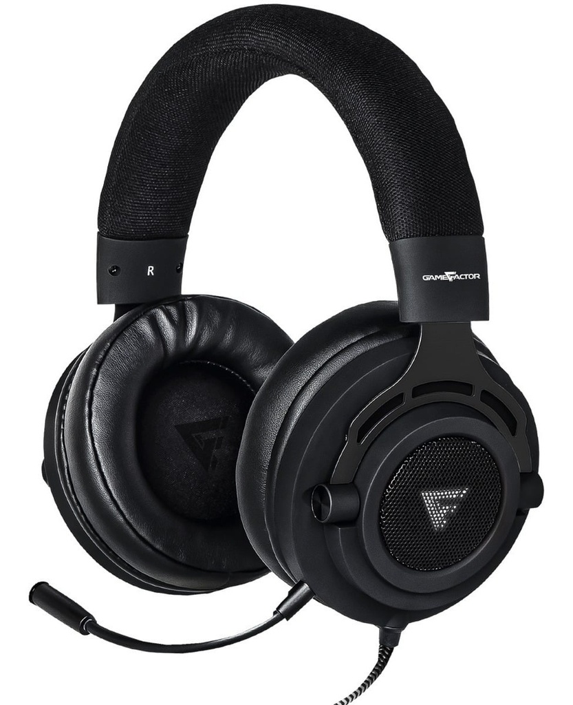 Diadema                                                                                                                                                                                                                                                                         Gamefactor Micrófono Removible Amplif Vorago Hsg601 - Pc/juegos, Negro, 3.5 Mm, 2 M