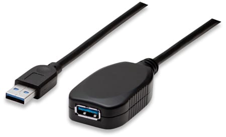 150712                                                                                                                                                                                                                                                                Cable De Extensión Activa Usb A Macho / A Hembra - 5 M, Súper Velocidad