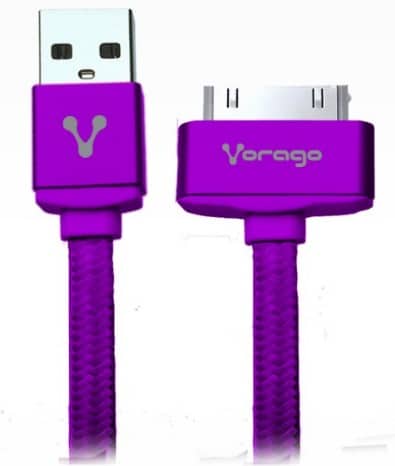 Cable                                                                                                                                                                                                                                                               Usb Vorago Cab-118 - 1 M, Morado