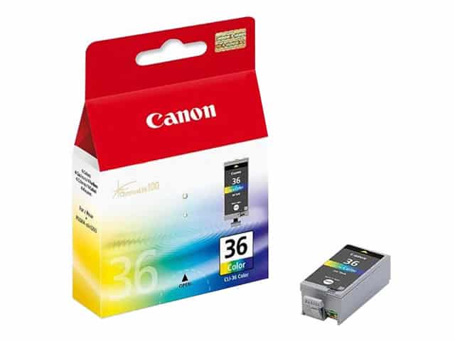 Cartucho  De Tinta Canon Cli-36 Color Para Ip100 (1511b002aa)