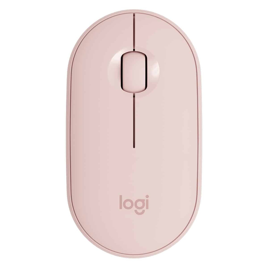 Mouse                                                                                                                                                                        Inalámbrico Logitech M350 - Rosa, 3 Botones, Bluetooth, Óptico, 1000 Dpi