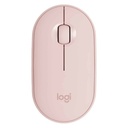 Mouse                                                                                                                                                                        Inalámbrico Logitech M350 - Rosa, 3 Botones, Bluetooth, Óptico, 1000 Dpi