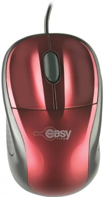Mouse                                                                                                                                                              Easy Line Easy Line - Rojo, 3 Botones, Óptico, 1000 Dpi