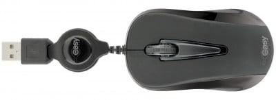 Mouse                                                                                                                                                              Perfect Choice Easy Line - Negro, 3 Botones, Usb, Óptico, 1000 Dpi