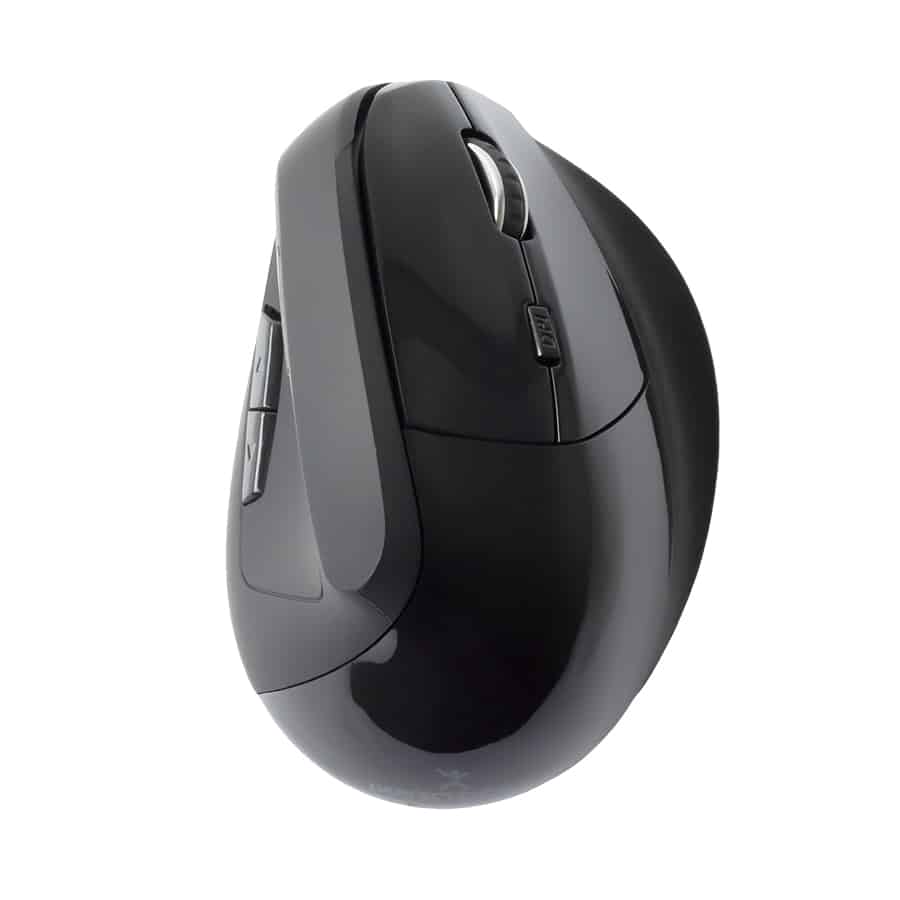 Mouse                                                                                                                                                              Vertical Ergonómico Perfect Choice V-mouse - Negro, Inalámbrico, Óptico, 800/1200/1600 Dpi