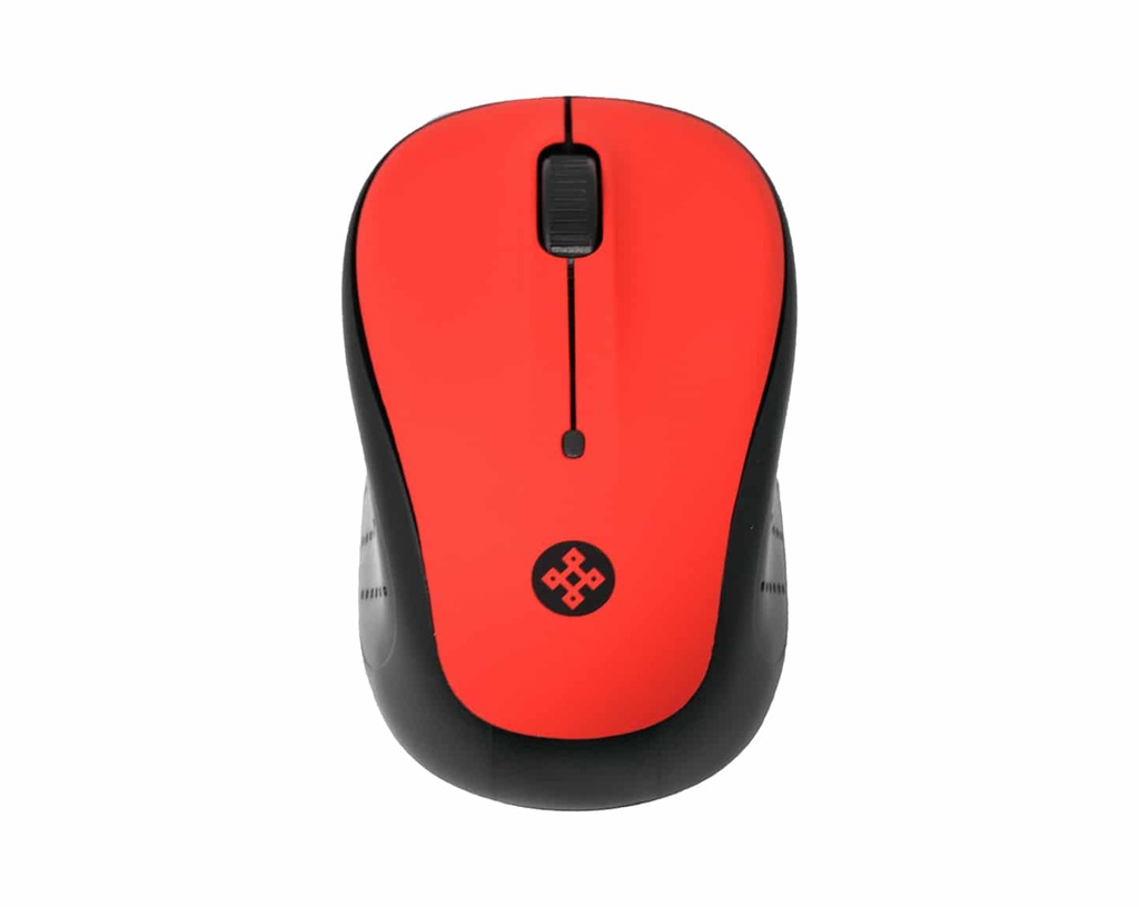 Mini                                                                                                                                                            Mouse Inalámbrico Rojo Na-0117r Naceb Technology -