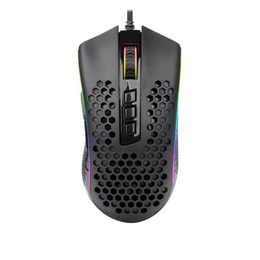 Mouse                                                                                                                                                           Redragon Storm Elite - Negro, 8 Botones, Óptico