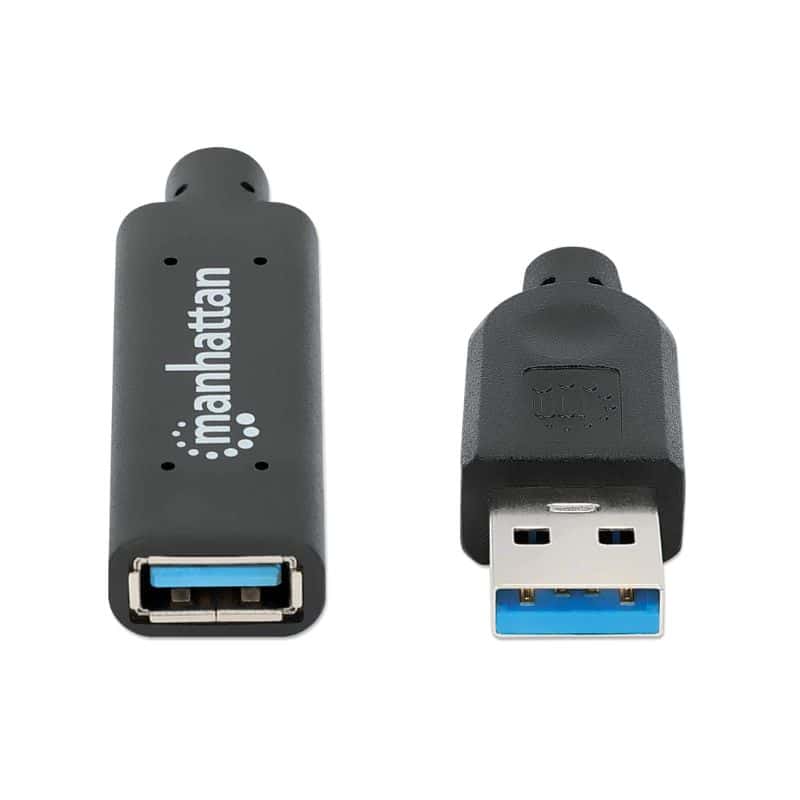 Cable  Usb Manhattan V3.0 Ext. Activa 5 Metros Bolsa 153737