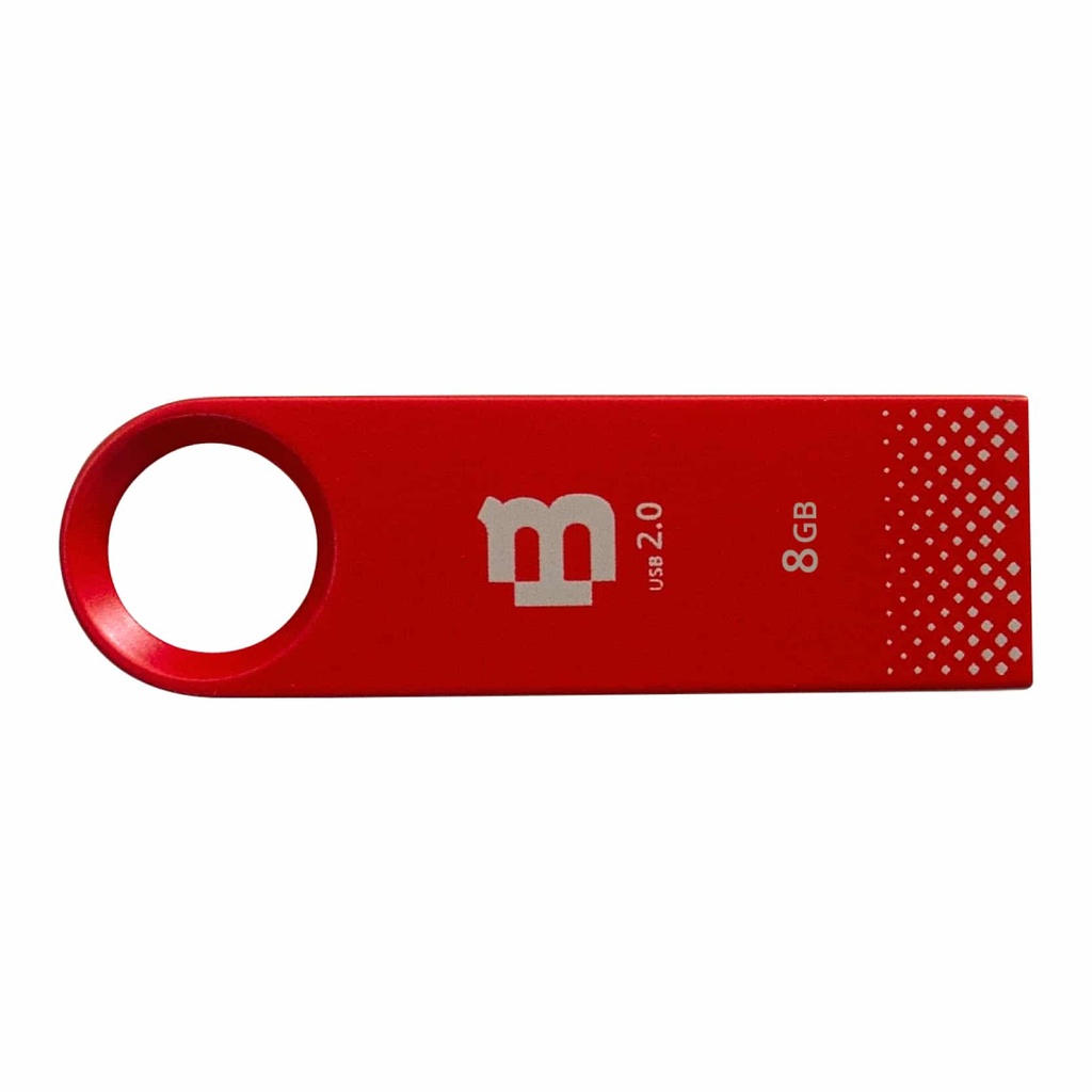Memoria                                                                                                                                                  Usb Blackpcs De 8gb 2108 Acabado Metálico. Color Rojo (mu2108r-8) -