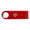 Memoria                                                                                                                                                  Usb Blackpcs De 8gb 2108 Acabado Metálico. Color Rojo (mu2108r-8) -