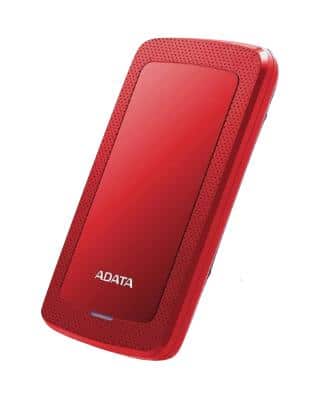 Disco                                                                                                                                                                         Duro Externo Adata Hv300 - 2 Tb, Usb 3.2 Gen1 (compatible Con Las Versiones Anteriores Usb 2.0), 2.5 Pulgadas, Rojo