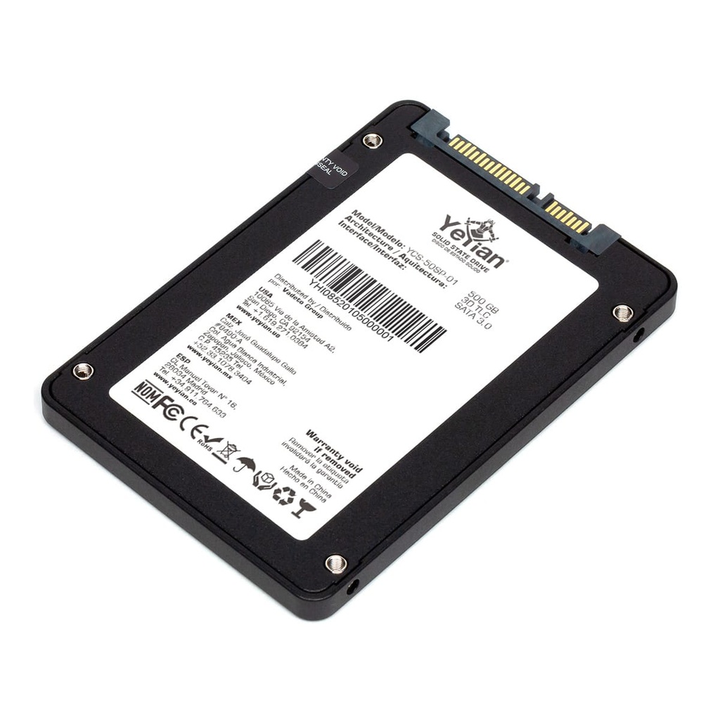 Unidad                                                                                                                                                                                                                                                                                                                                                                                                                                                                                                                                                                                                                                                                                                                                                                                                                                                                                                                                                                                                                                                                                                               Ssd Yeyian Valk Serie 3200 500gb Sata 3 Ycs-50sp-01 2.5"