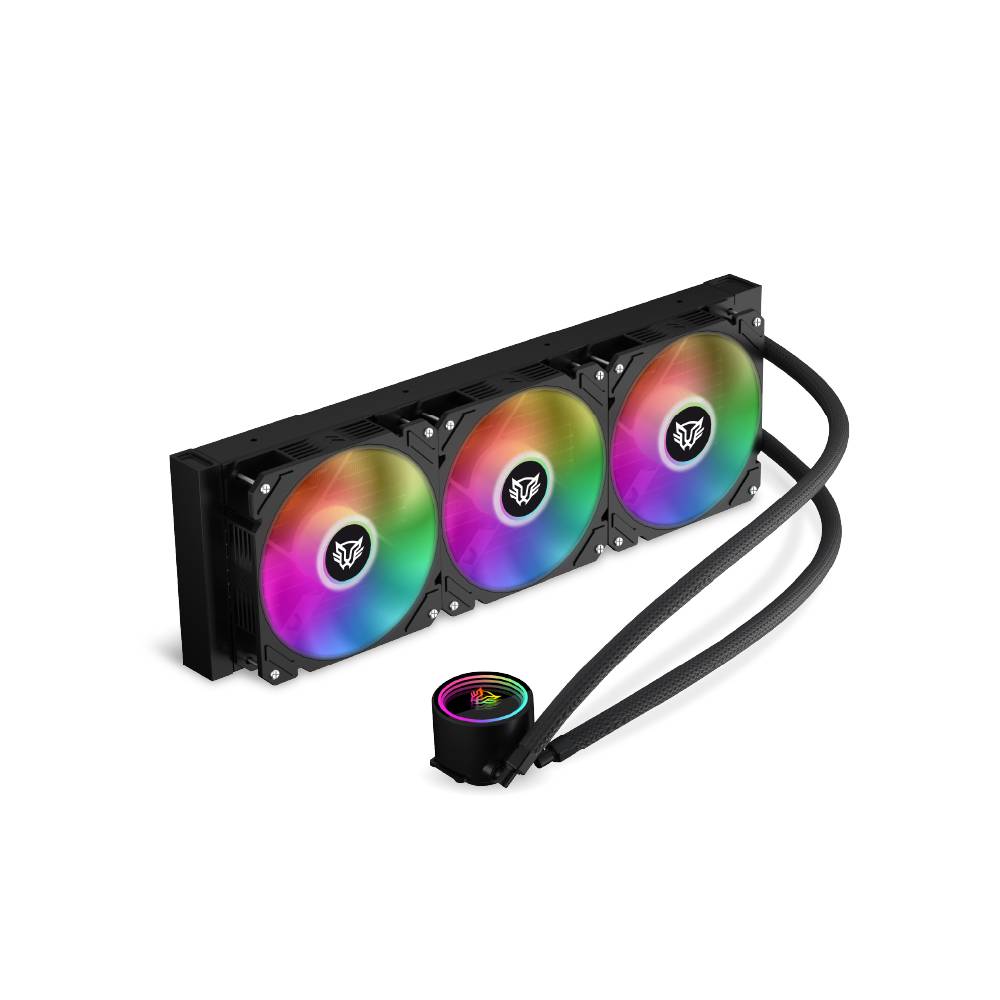 Enfriamiento Liquido 360pro Hx30 3 Vent 120 Mm Argb, Intel Amd Negro Br-937344